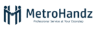 MetroHandz logo – Professional home services and cleaning solutions brand