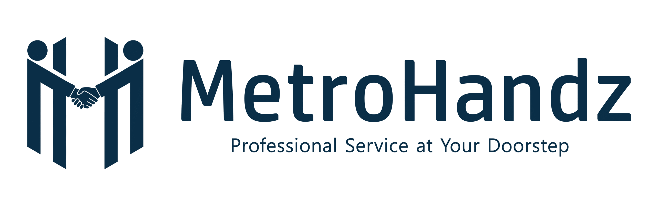 MetroHandz logo – Professional home services and cleaning solutions brand