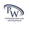PW Professional Water Tank Cleaning Service logo.
