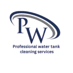 PW Professional Water Tank Cleaning Service logo.