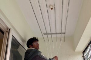 Ceiling-Mounted-Hanger-Installation Ceiling Mounted Hanger Installation Service MetroHandz